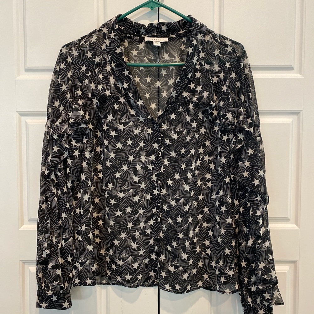 Size 4 topshop celestial blouse